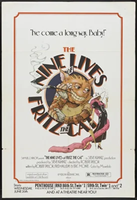 Смотреть Девять жизней кота Фрица (1974) онлайн в хорошем качестве 720-1080 HD, бесплатно на русском языке